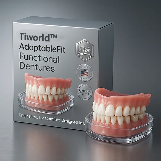 😁 Ends Today: 70% OFF! Tiworld™ Custom-Fit Full Functional DenturesMake you more confident – Made in the USA & FDA-Certified
