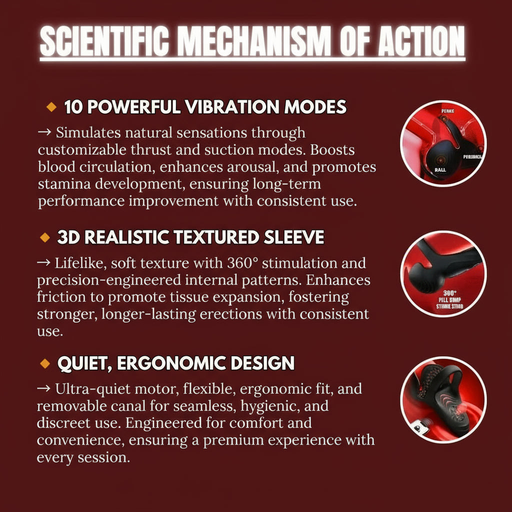 Tiworld™ VitalEngine Pro-The #1 5-in-1 at-home trainer that reverses ED &amp; PE with advanced precision-