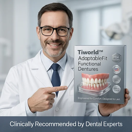 😁 Ends Today: 70% OFF! Tiworld™ Custom-Fit Full Functional DenturesMake you more confident – Made in the USA & FDA-Certified