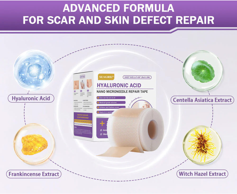 ✨ SEAGRIL® Official – Clinically Proven Scar & Skin Repair Tape Fade old scars, restore smoothness, and rebuild confidence — trusted by dermatologists.